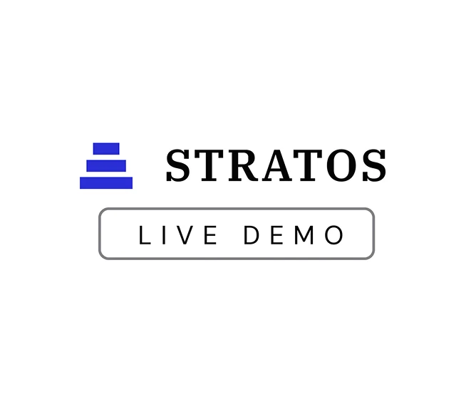 Stratos live demo IR website