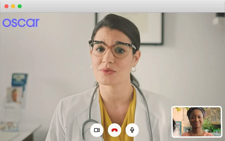 Oscar Health web video chat